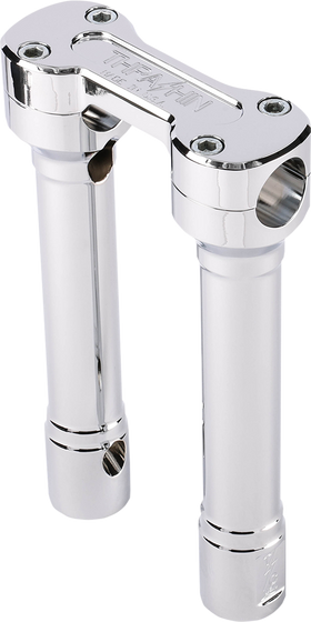 THRASHIN SUPPLY CO. Hole Shot Risers - 8" - Chrome TSC-8100-3