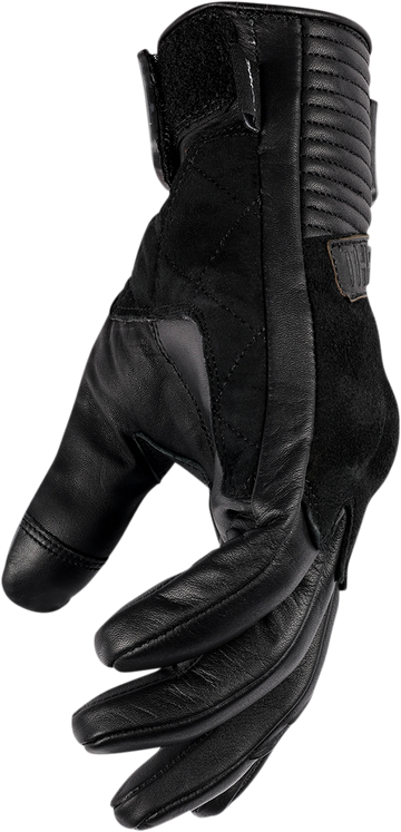 THRASHIN SUPPLY CO. Boxer Gloves - Black - Side View