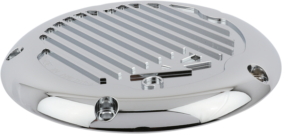 THRASHIN SUPPLY CO. Derby Cover - Finned - Chrome - M8 TSC-3017-3