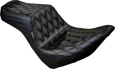 LE PERA Tailwhip Seat - Double Diamond - Black - FXLR/FLSB '18-'23 LYR-580DD