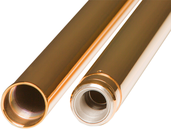 CUSTOM CYCLE ENGINEERING Fork Tubes - 41 mm - 22.25" - Gold T 2001TN