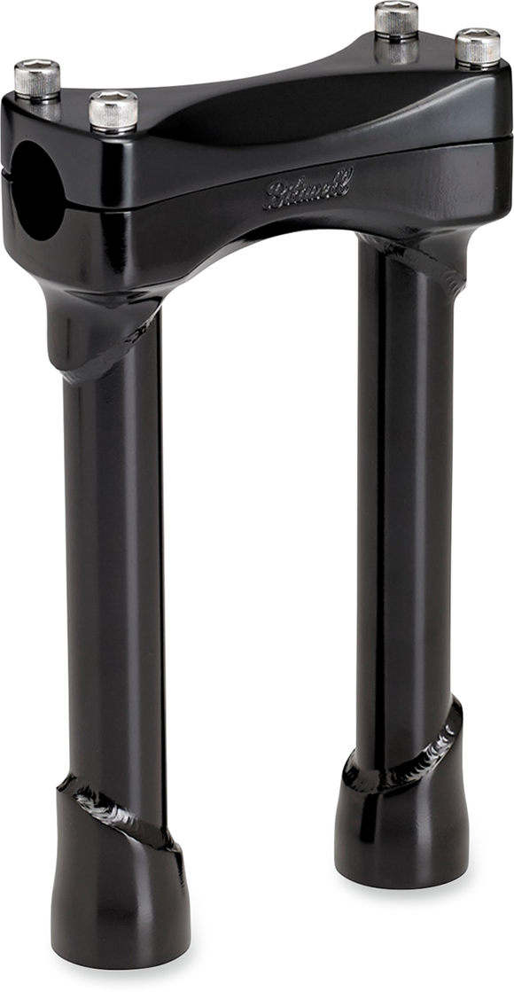 BILTWELL Murdock Handlebar Risers - 8" - Black 6403-201-08