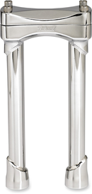 BILTWELL Murdock Handlebar Risers - 10" - Chrome 6403-105-10