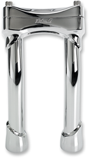 BILTWELL Murdock Handlebar Risers - Pullback - 8" - Chrome 6404-105-08