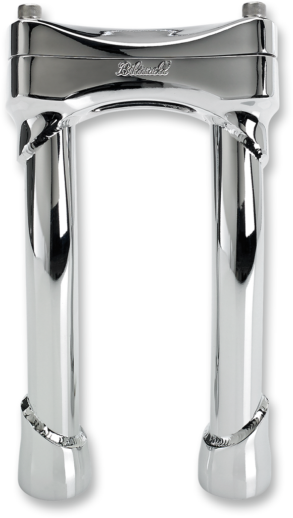 BILTWELL Murdock Handlebar Risers - Pullback - 8" - Chrome 6404-105-08
