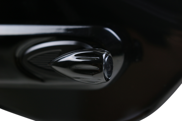 KODLIN USA 3-1 Bullet Rear Indicator Lights - Grooved - Black K68461