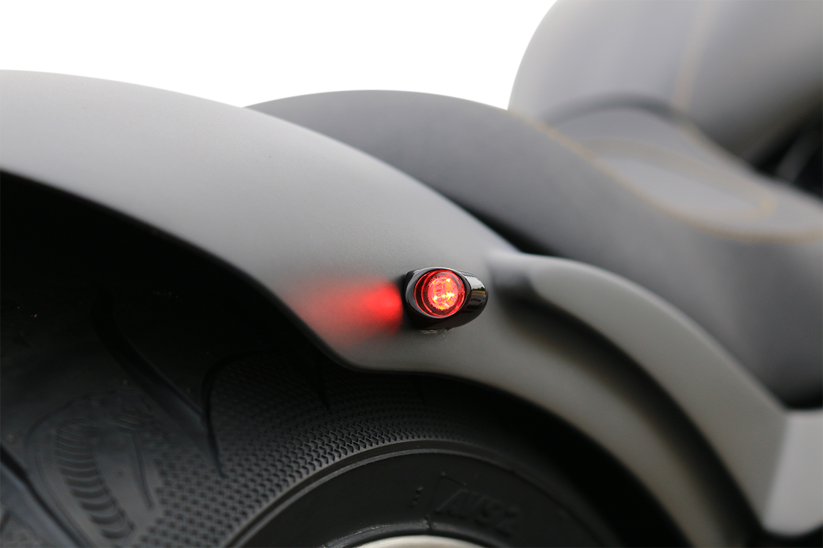 KODLIN USA 3-1 Bullet Rear Indicator Lights - Smooth - Black K68463