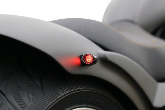 KODLIN USA 3-1 Bullet Rear Indicator Lights - Smooth - Black K68463