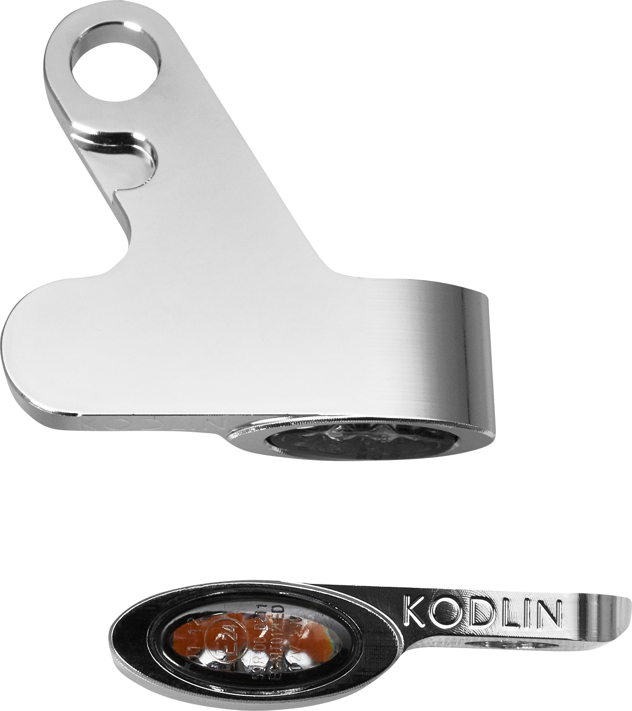 KODLIN USA LED 2-1 Front Turn Signal w/ Running Light - Chrome K68501