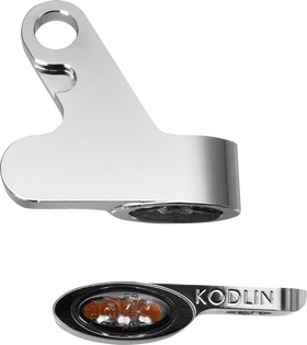 KODLIN USA LED 2-1 Front Turn Signal w/ Running Light - Chrome K68501