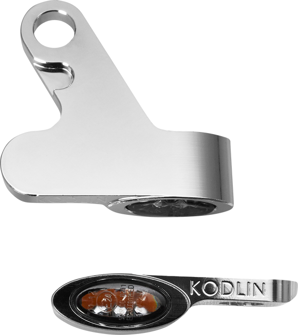 KODLIN USA LED 2-1 Front Turn Signal w/ Running Light - Chrome K68501