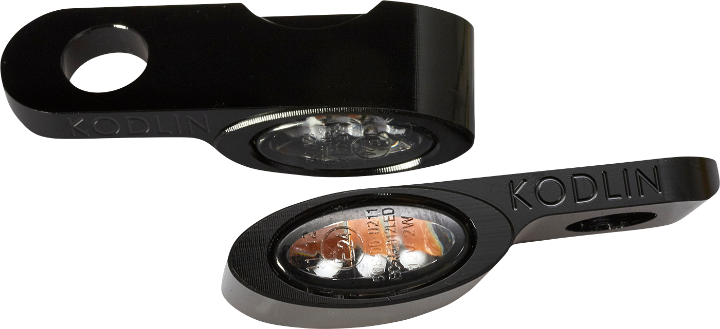 KODLIN USA Turn Signal w/ Running Light - Universal - Black K68510
