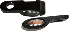 KODLIN USA Turn Signal w/ Running Light - Universal - Black K68510