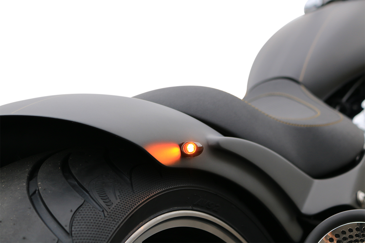 KODLIN USA 3-1 Bullet Rear Indicator Lights - Smooth - Black K68463