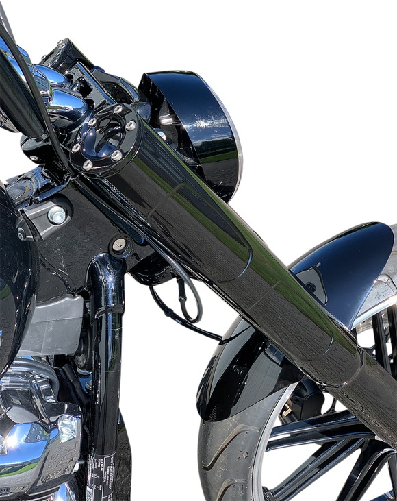 KODLIN USA Fork Cover - Black - '18-'24 FXBR/FXBRS K46660