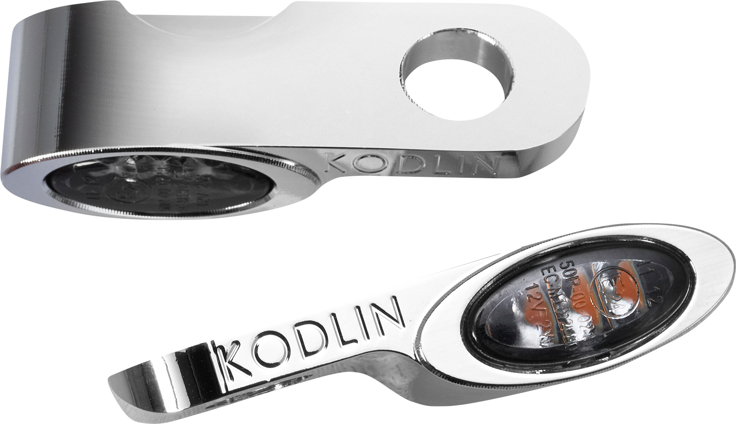 KODLIN USA Turn Signal w/ Running Light - Universal - Chrome K68511