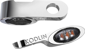KODLIN USA Turn Signal w/ Running Light - Universal - Chrome K68511