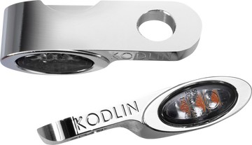 KODLIN USA Turn Signal w/ Running Light - Universal - Chrome K68511