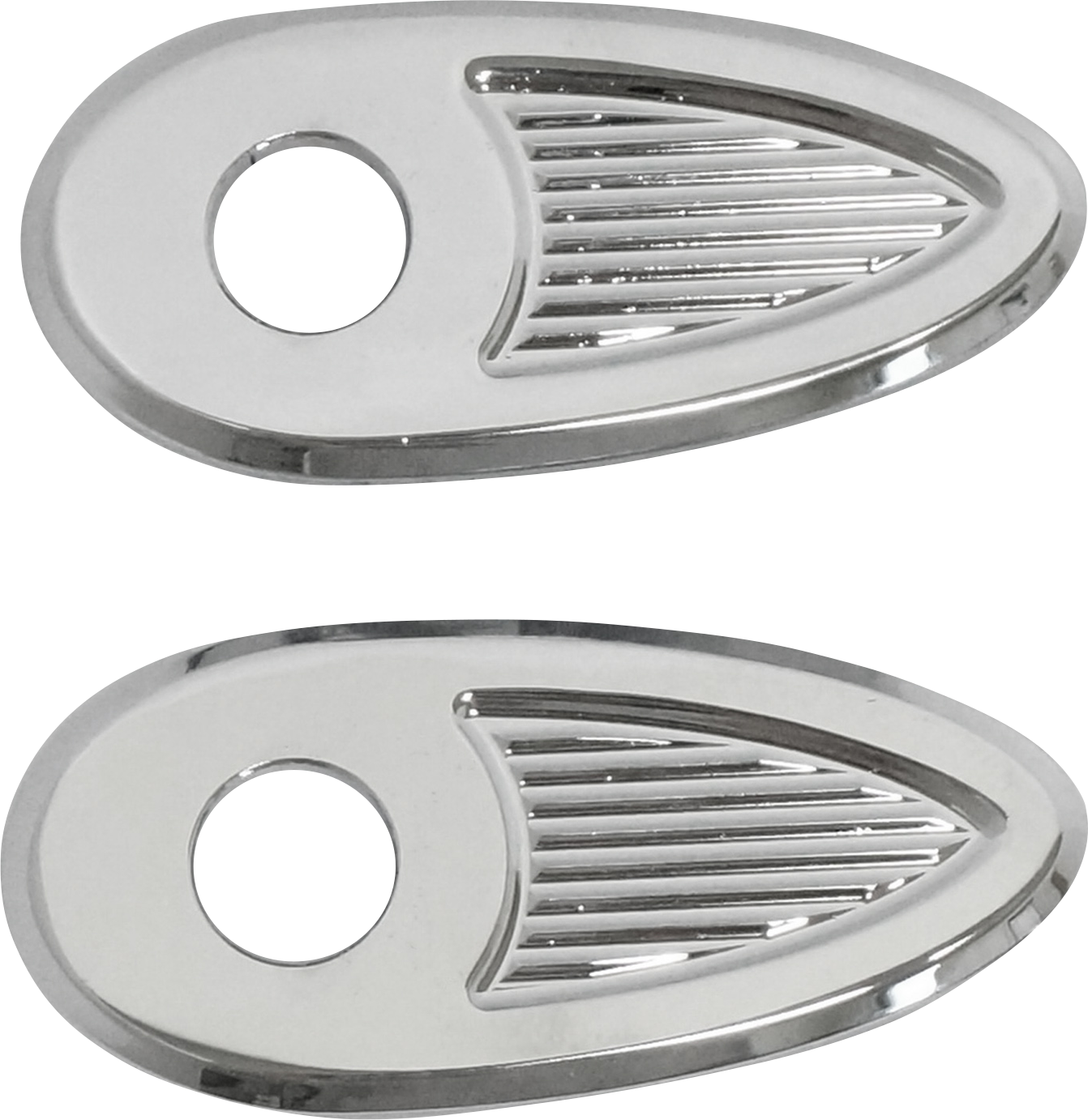 KODLIN USA Fender Strut Adapter - Rear - Chrome K68485
