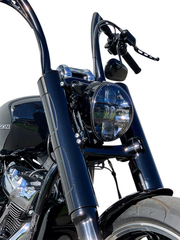KODLIN USA Fork Cover - Black - '18-'24 FXBR/FXBRS K46660