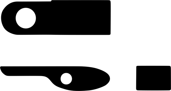 KODLIN USA Turn Signal w/ Running Light - Universal - Black K68510