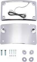 KODLIN USA License Plate Mount - Curved - Chrome KUS20101