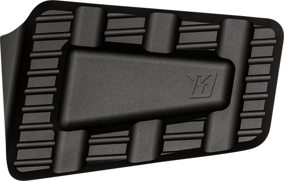 KODLIN USA Trackboard Brake Pedal Pad - Aluminum - Black K73242