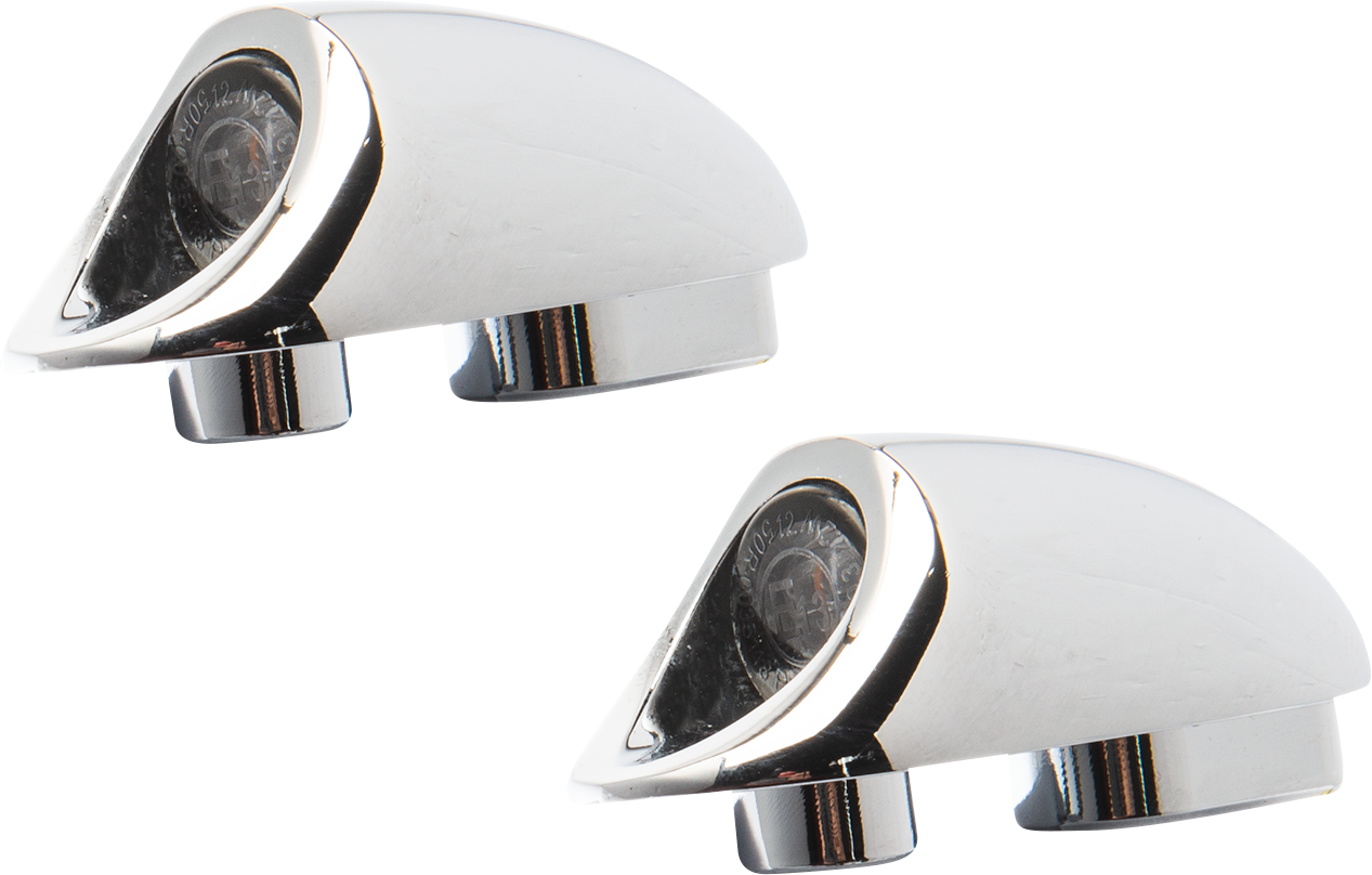 KODLIN USA 3-1 Mini Fender Strut Indicator Lights - Chrome K68490
