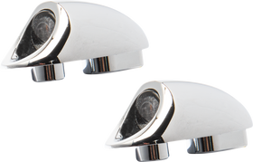 KODLIN USA 3-1 Mini Fender Strut Indicator Lights - Chrome K68490