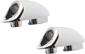 KODLIN USA 3-1 Mini Fender Strut Indicator Lights - Chrome K68490