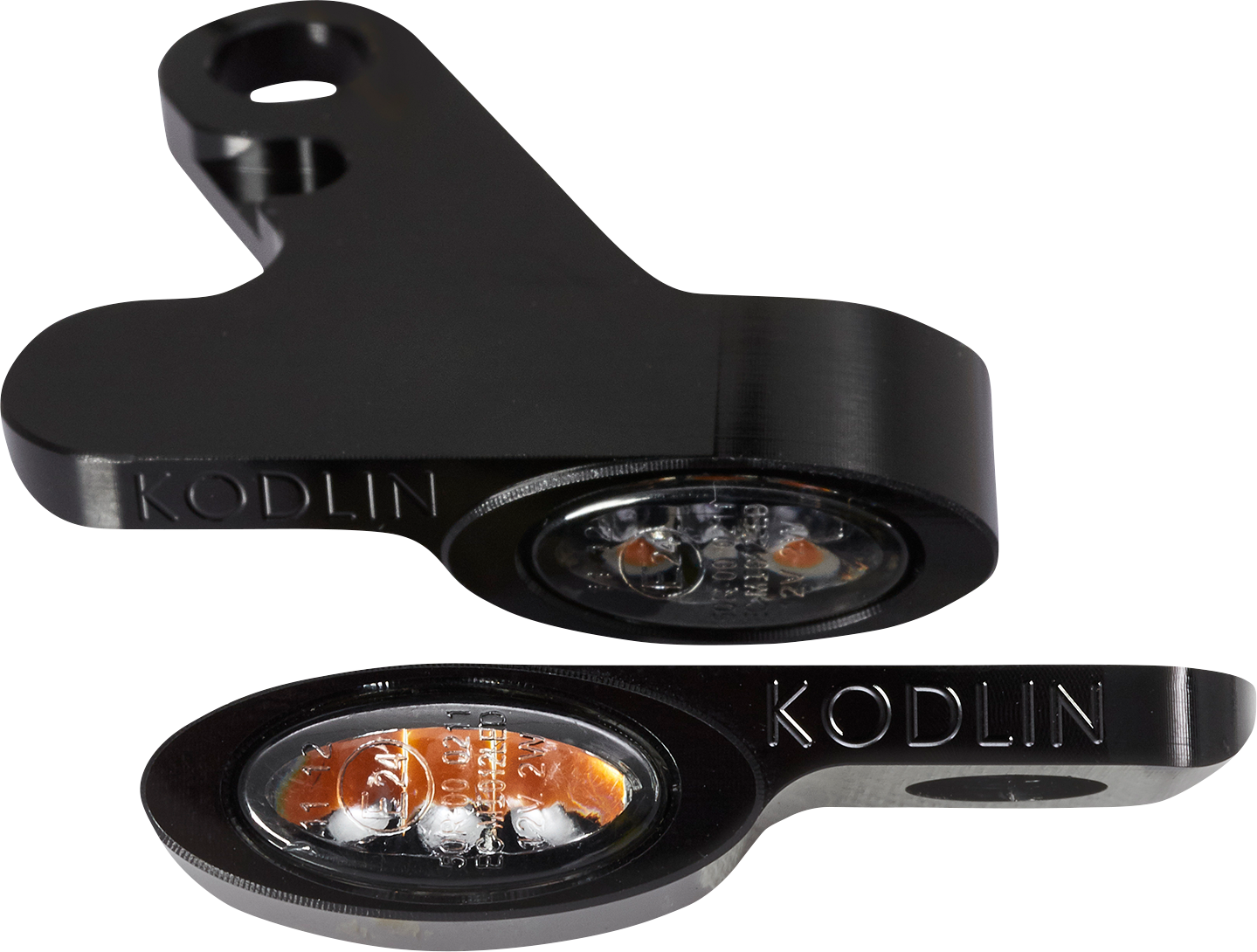KODLIN USA LED 2-1 Front Turn Signal w/ Running Light - Black K68500