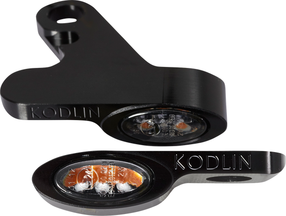 KODLIN USA LED 2-1 Front Turn Signal w/ Running Light - Black K68500