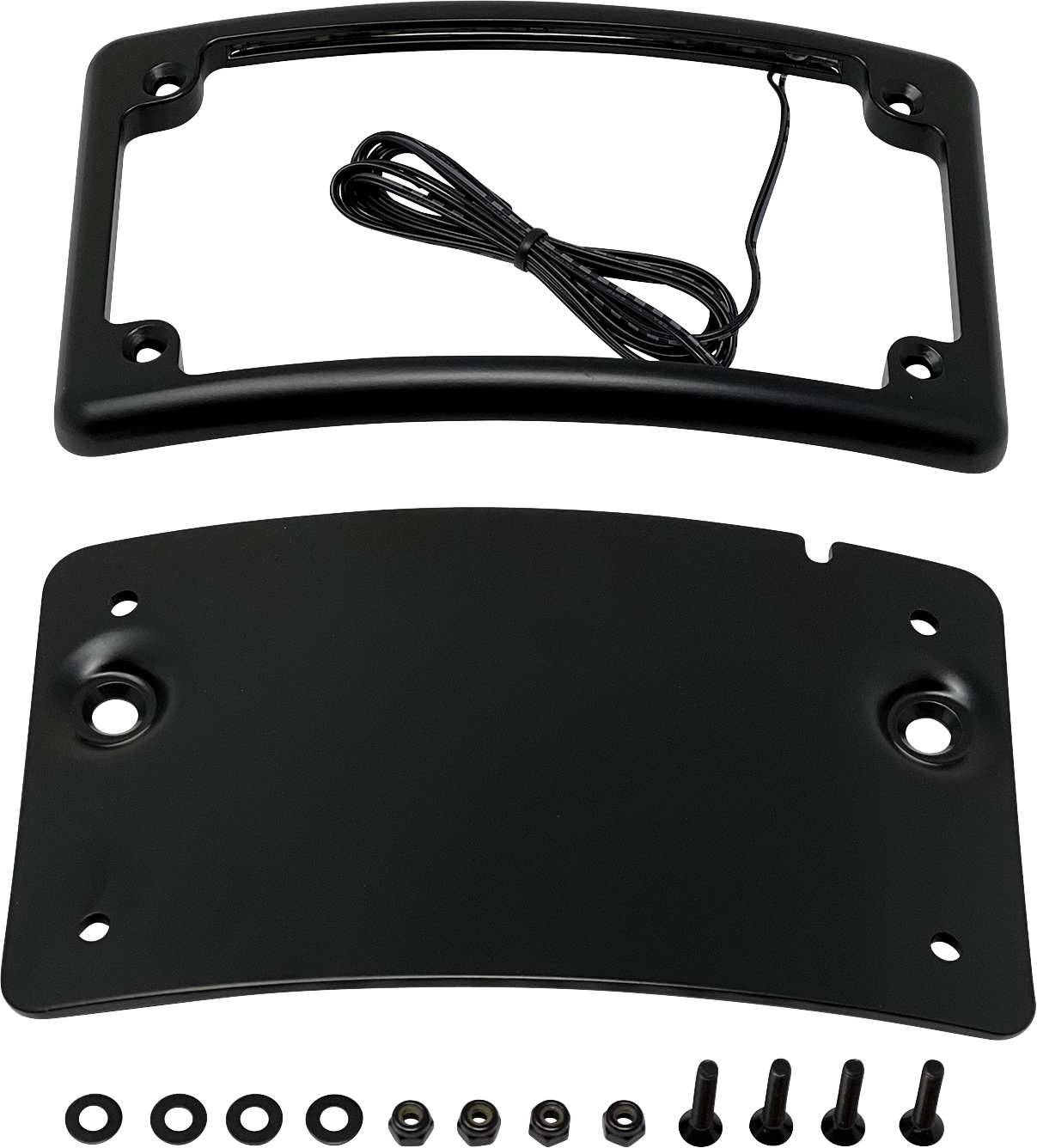 KODLIN USA License Plate Kit - Universal - Black KUS20200