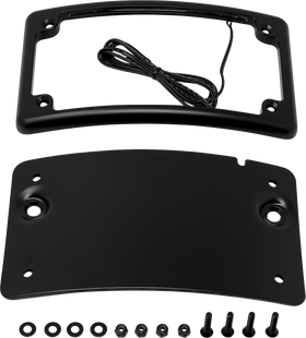 KODLIN USA License Plate Kit - Universal - Black KUS20200