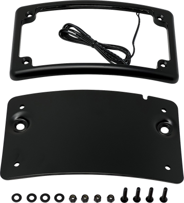 KODLIN USA License Plate Kit - Universal - Black KUS20200