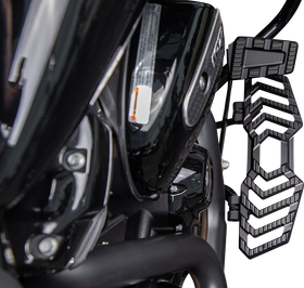 KODLIN USA Trackboard Brake Pedal Pad - Aluminum - Black K73242