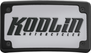 KODLIN USA License Plate Mount - Curved - Black KUS20100
