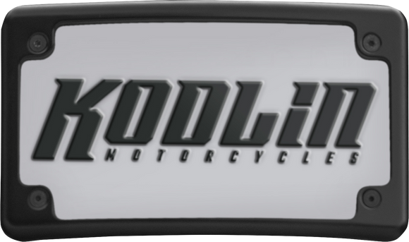 KODLIN USA License Plate Mount - Curved - Black KUS20100