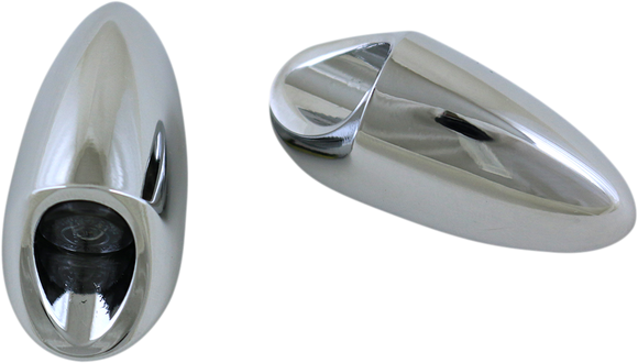 KODLIN USA 3-1 Mini Fender Strut Indicator Lights - Chrome K68490