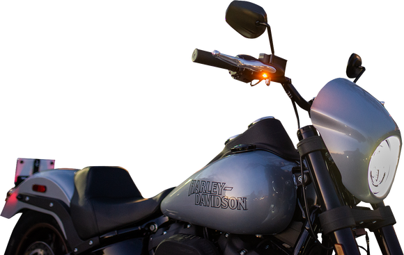 KODLIN USA LED 2-1 Front Turn Signal w/ Running Light - Black K68500