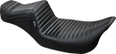 LE PERA Tailwhip Daddy Long Legs Seat - Pleated - Black - Touring '08-'23 LK-587DLPT