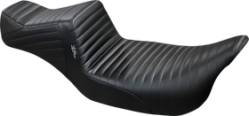 LE PERA Tailwhip Daddy Long Legs Seat - Pleated - Black - Touring '08-'23 LK-587DLPT