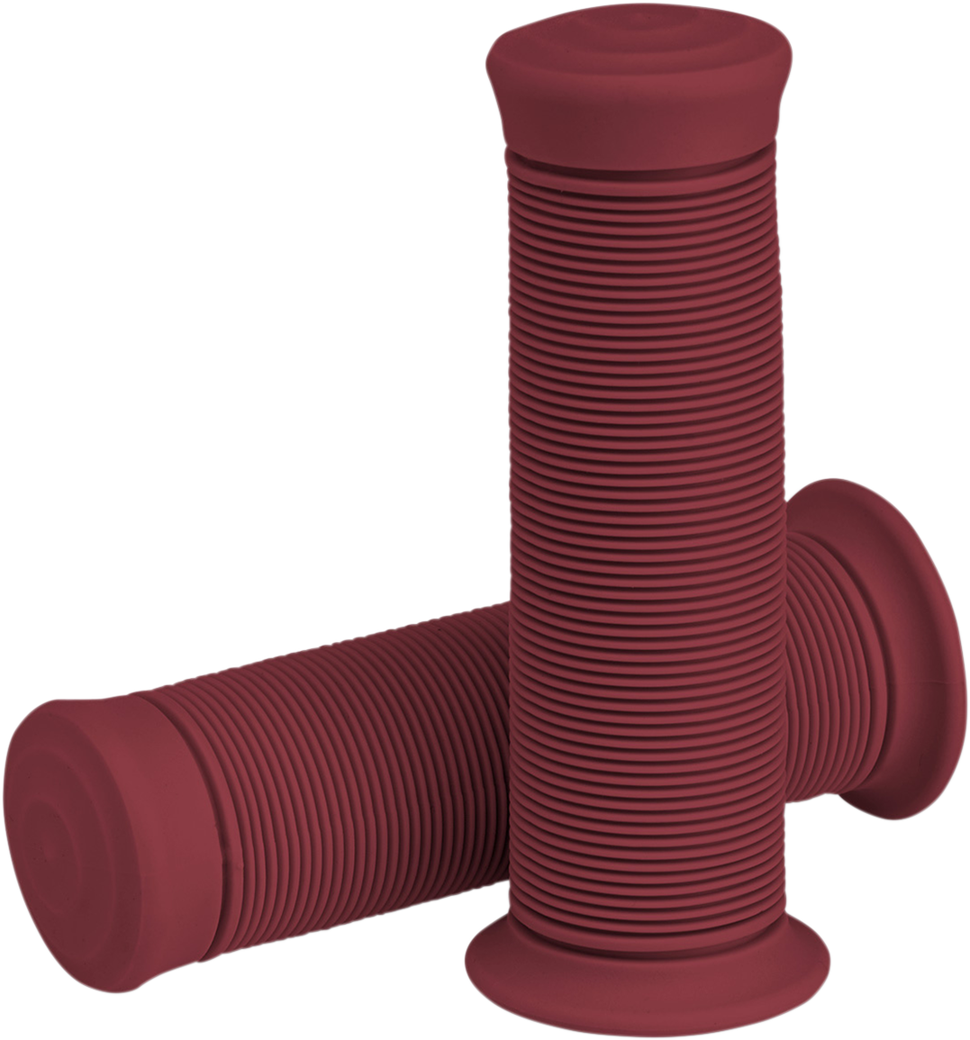 BILTWELL Kung Fu Grips - 1" - Oxblood 6701-0301
