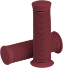 BILTWELL Kung Fu Grips - 1" - Oxblood 6701-0301