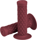 BILTWELL Thruster Bar Grips - 1" - Oxblood 6702-0301
