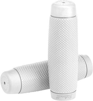 BILTWELL Recoil Bar Grips - 1" - White 6703-0201