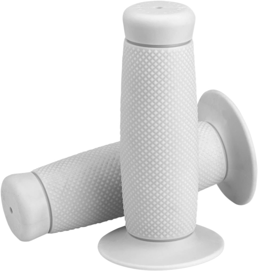 BILTWELL Renegade Bar Grips - 1" - White 6704-0201