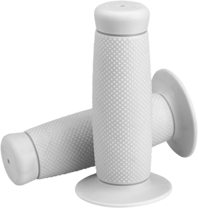 BILTWELL Renegade Bar Grips - 1" - White 6704-0201