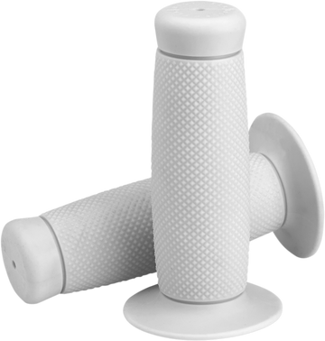 BILTWELL Renegade Bar Grips - 1" - White 6704-0201