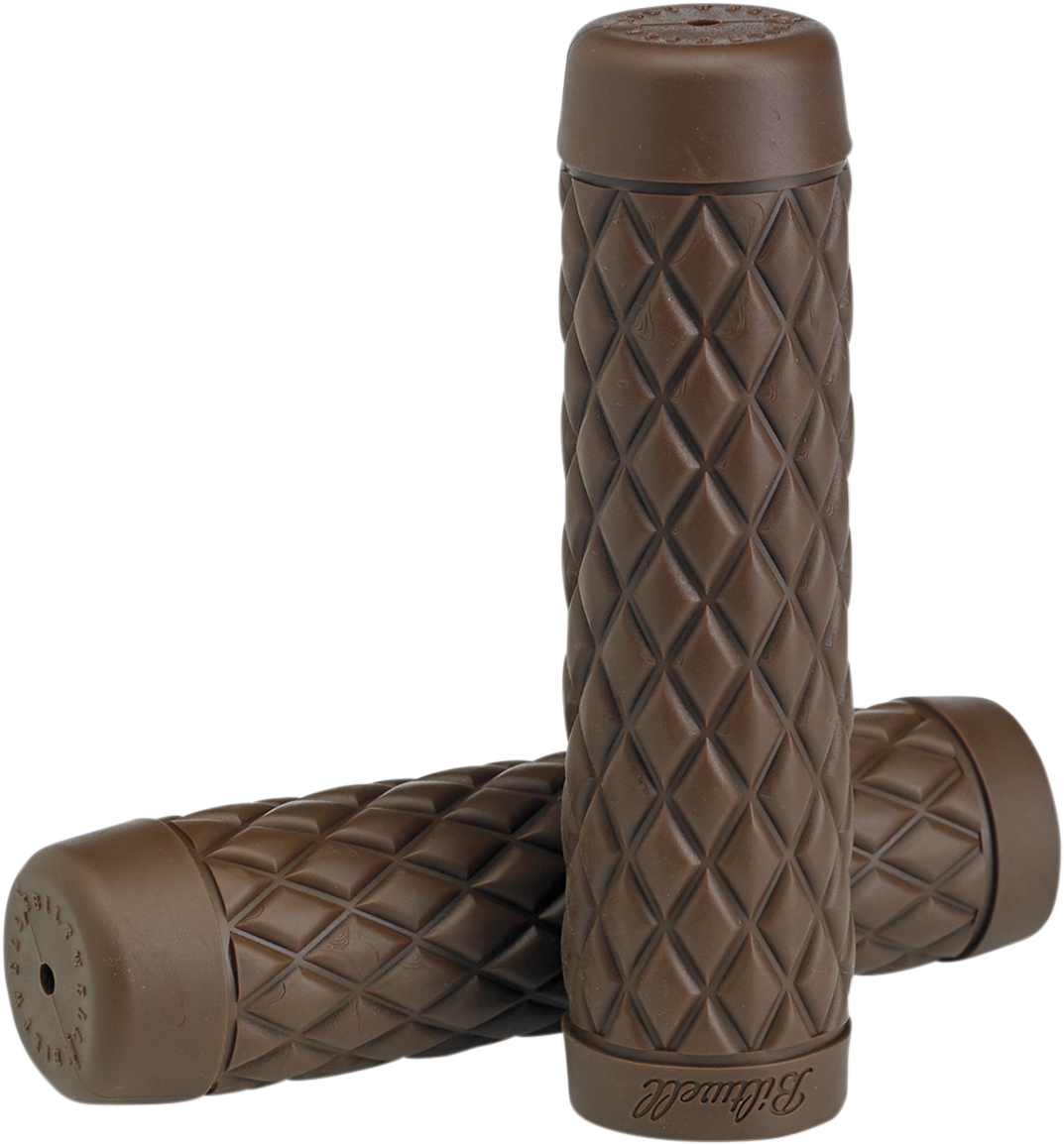 BILTWELL Torker Grips - 1" - Chocolate 6705-0401